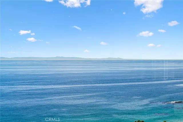 a view of an ocean beach and an outdoor space