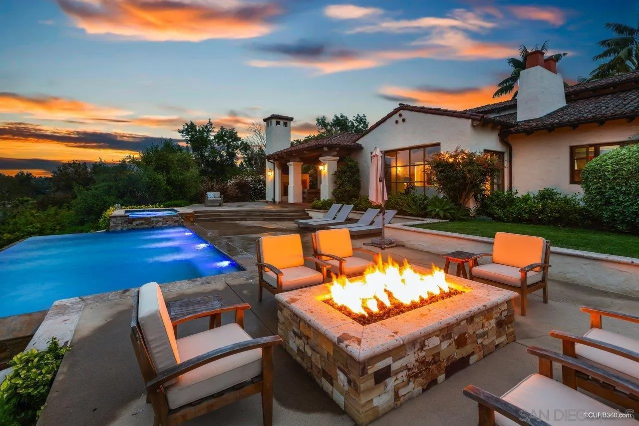 5530 Codorniz Rancho Santa Fe, CA 92067 - Photo 29 of 37 a view of swimming pool with lounge chairs in patio