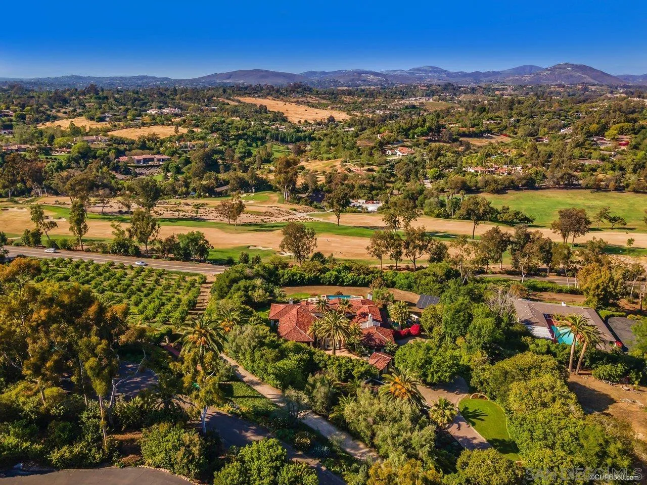 5530 Codorniz Rancho Santa Fe, CA 92067 - Photo 34 of 37 a view of city and mountain