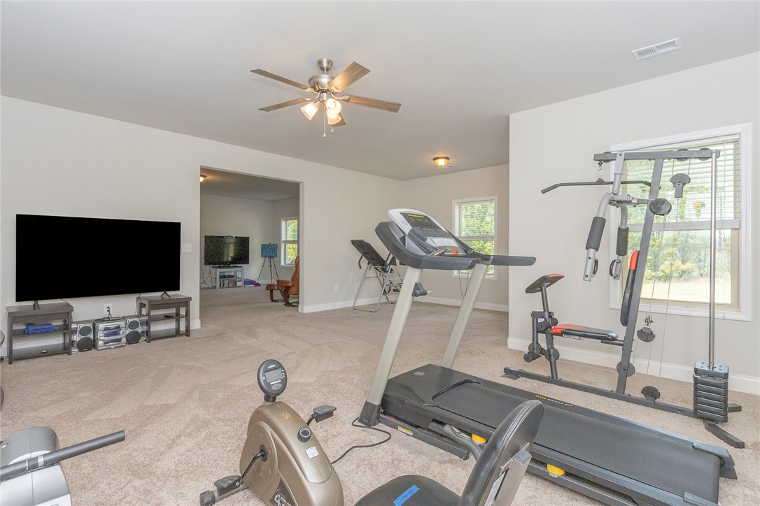 22 Old American Boulevard Pendleton, SC 29670 - Photo 33 of 49 This spacious area offers an ideal setting for a private fitness center.