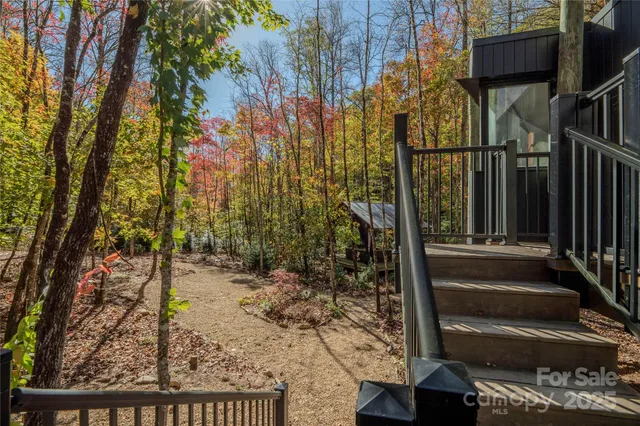 a view of outdoor space and trees