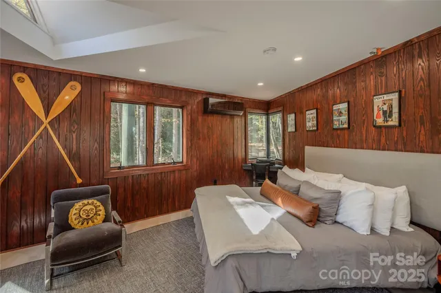 a lobby with furniture and window