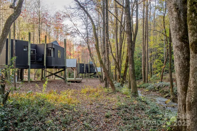 a backyard of a house