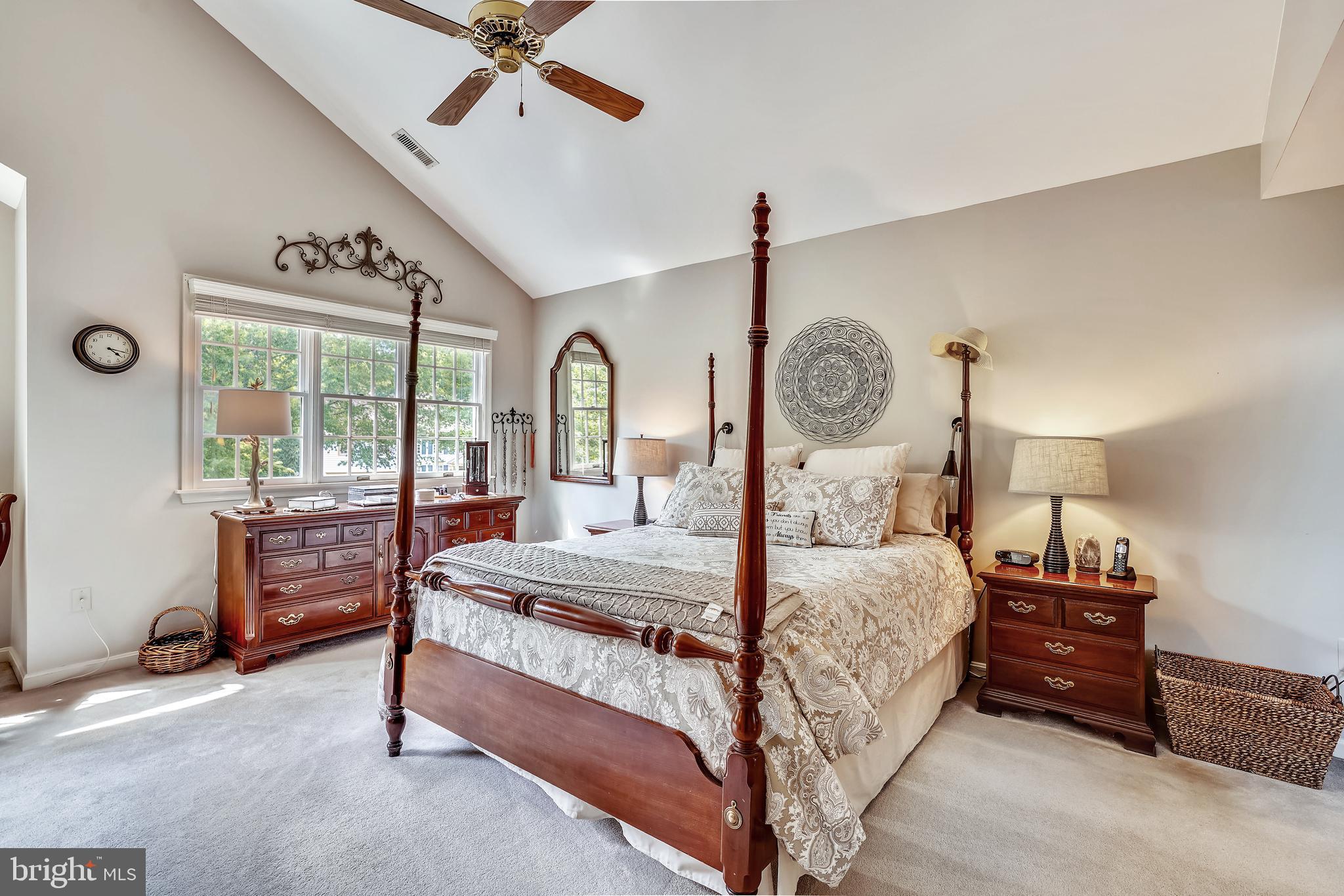 2320 Ridge Tree Court Ellicott City, MD 21042 - Photo 21 of 37 Msster Bedroom w/ceiling fan. Lots of windows
