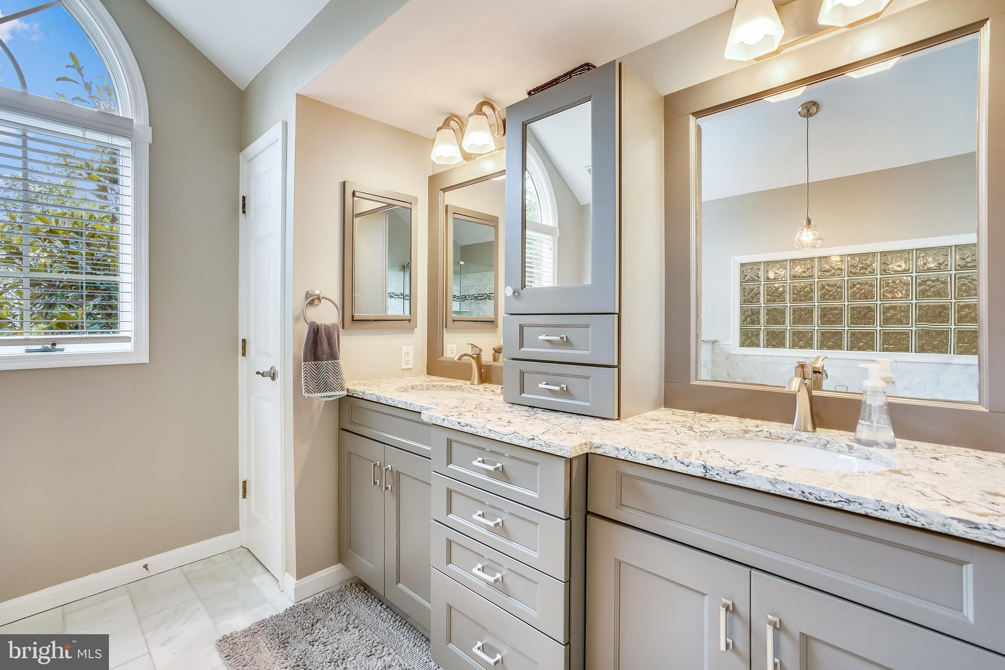 2320 Ridge Tree Court Ellicott City, MD 21042 - Photo 24 of 37 Master Bath w/double vanities & storage galore