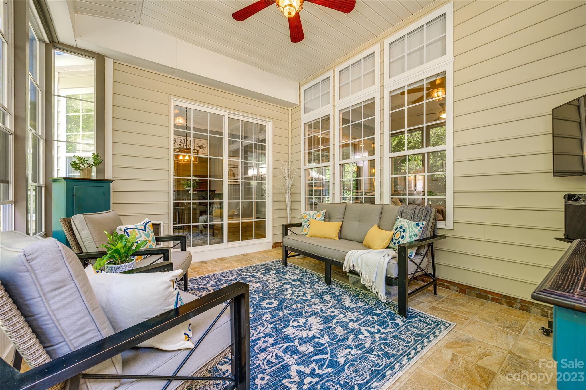 675 Quicksilver Trail Fort Mill, SC 29708 - Photo 37 of 48 a living room with furniture and a potted plant