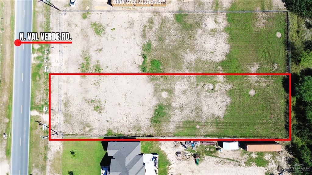 23172 Val Verde Road Edcouch, TX 78538 - Photo 1 of 1 Aerial view of property's location featuring property boundaries highlighted