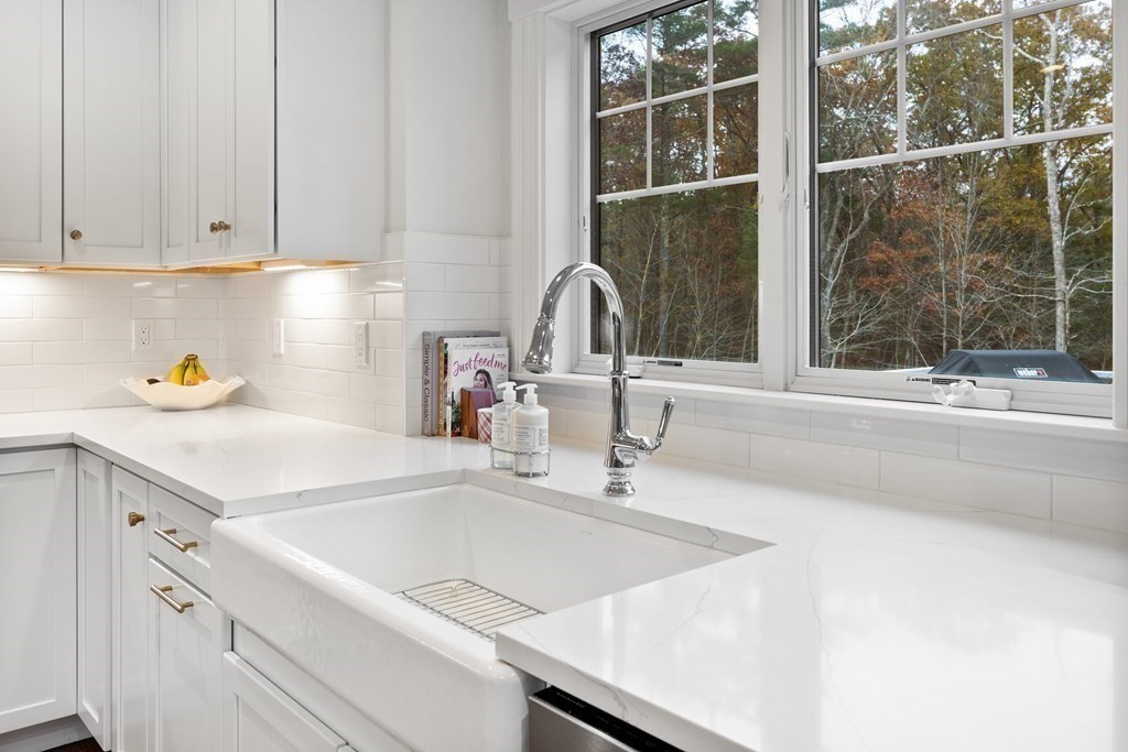2 Five Paths Wayland, MA 01778 - Photo 16 of 26 a kitchen with a sink and a refrigerator with a sink