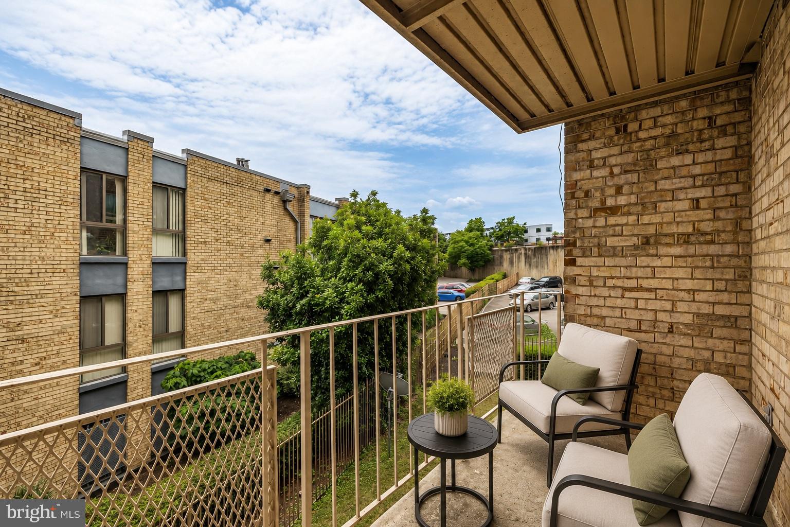 7056 Eastern Avenue Northwest, Unit 107 Washington, DC 20012 - Photo 33 of 36 Private patio - virtually staged