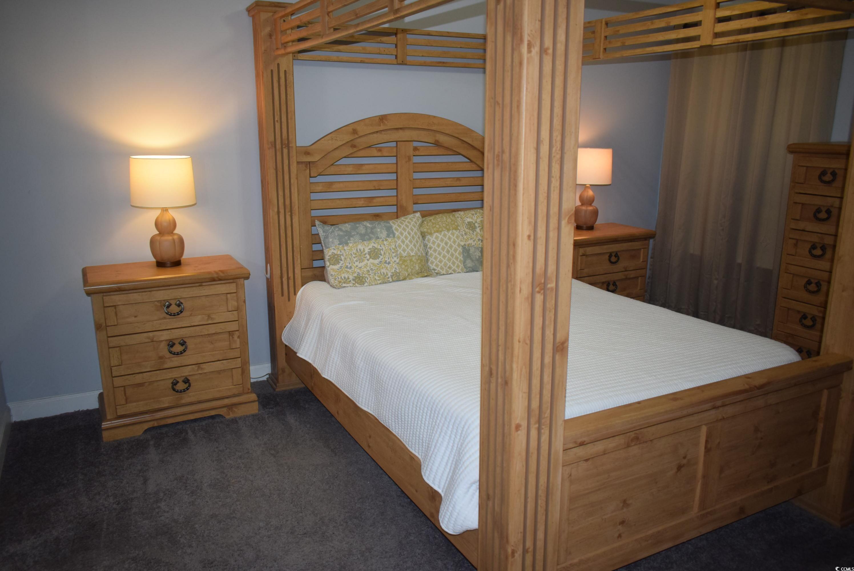 216 Rose Water Loop Myrtle Beach, SC 29588 - Photo 14 of 40 Bedroom with dark colored carpet and baseboards