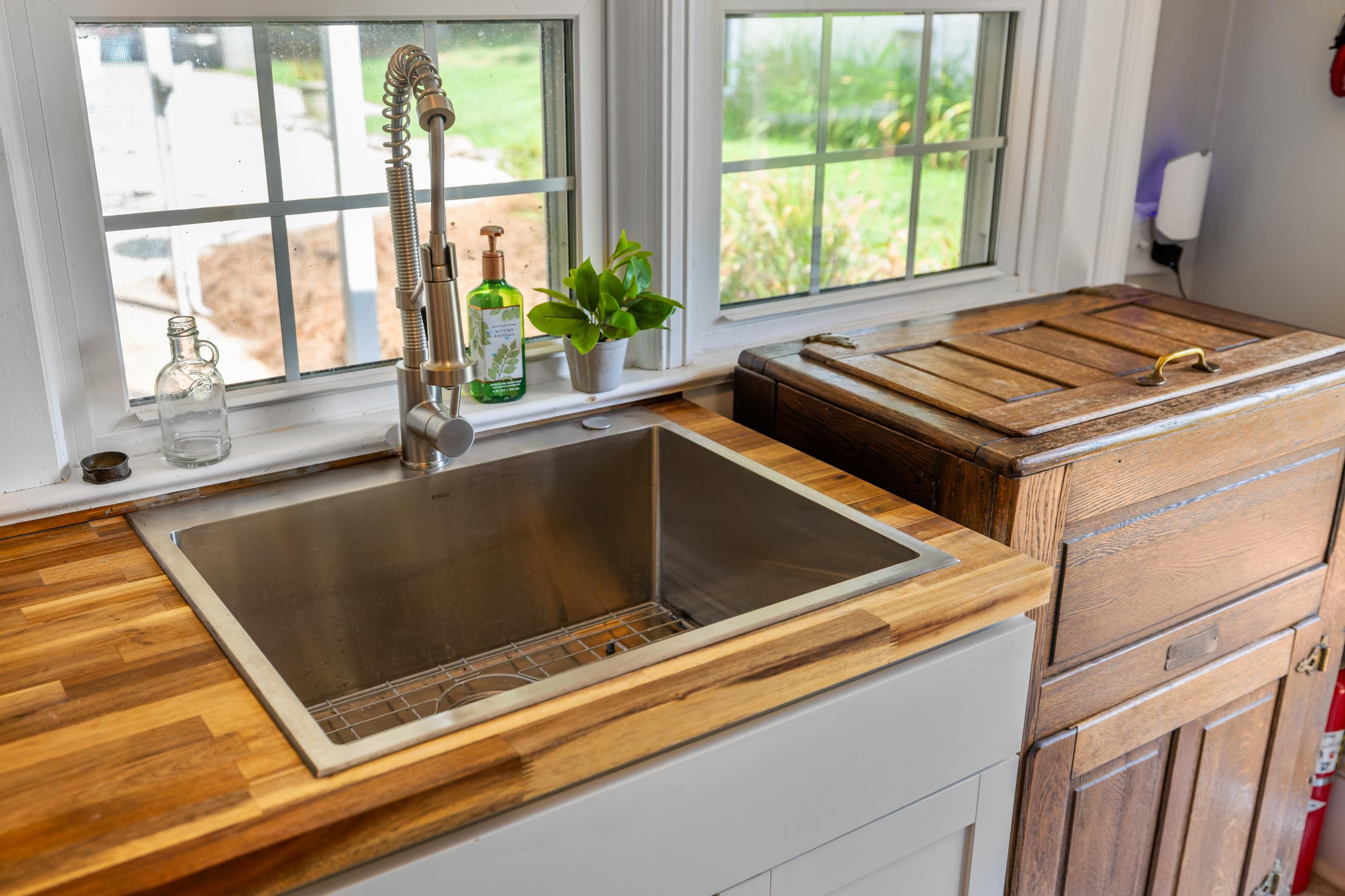 1202 Walkers Creek Road Middlebrook, VA 24459 - Photo 44 of 74 a close view of kitchen sink
