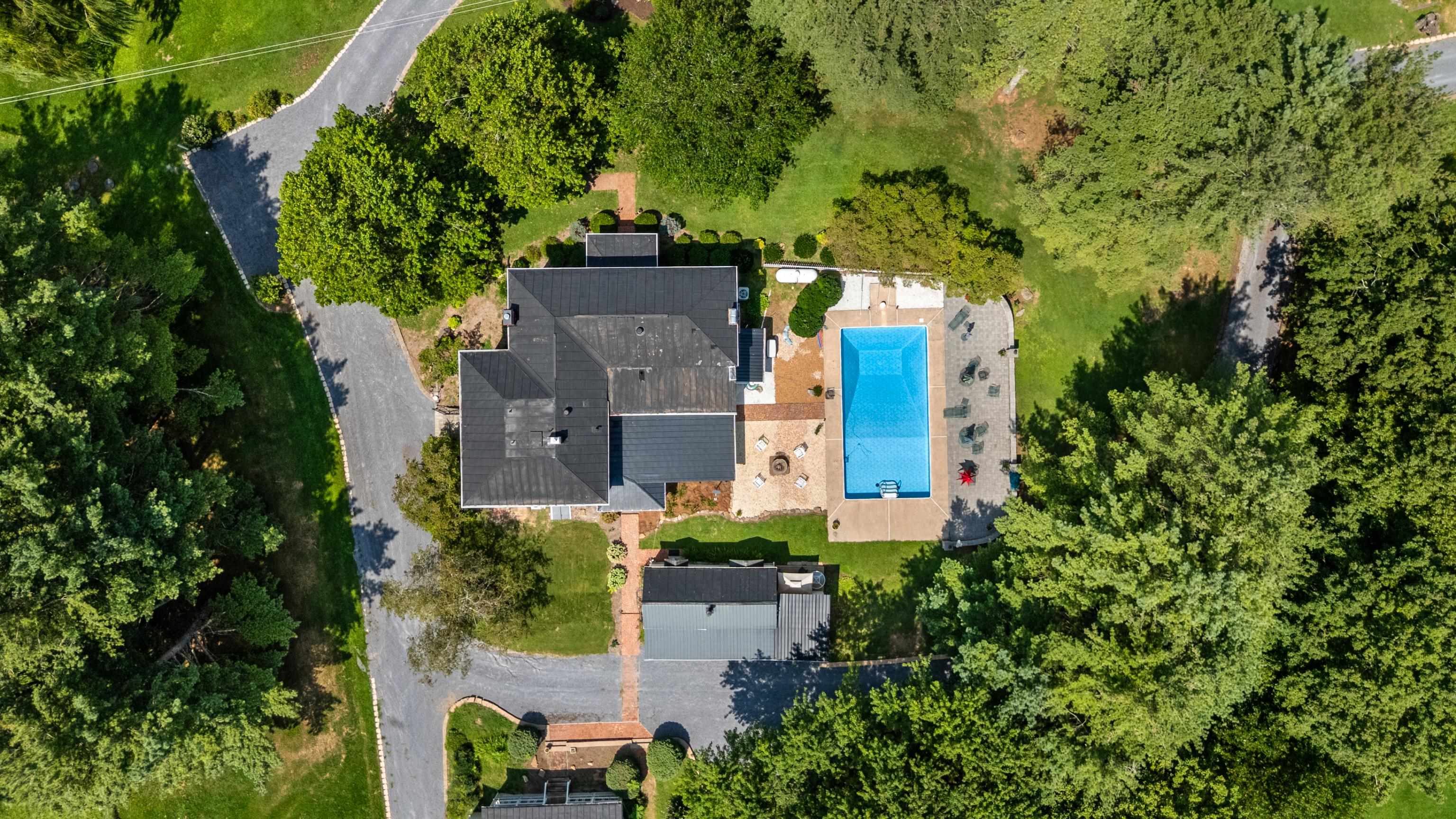 1202 Walkers Creek Road Middlebrook, VA 24459 - Photo 67 of 74 an aerial view of a house