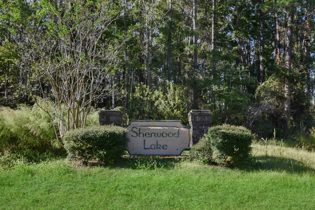 a backyard of a house with a garden and plants