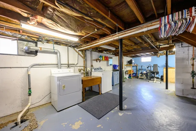 a view of storage and utility room