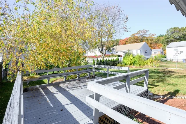 a view of lake from balcony