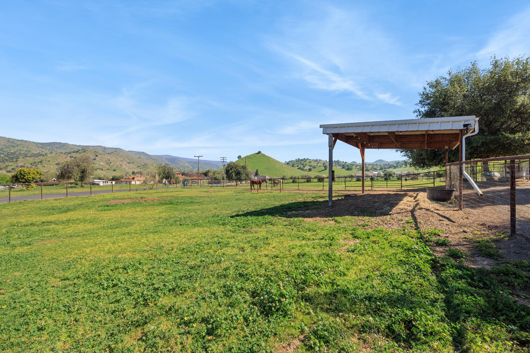 31393 Dahlem Drive Exeter, CA 93221 - Photo 60 of 79 60 - Frontal corral #1 (2) & Run-in shed