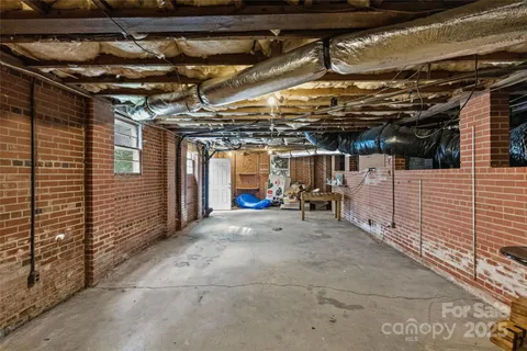 a view of storage and utility room