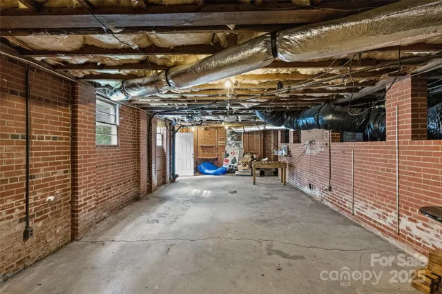 a view of storage and utility room