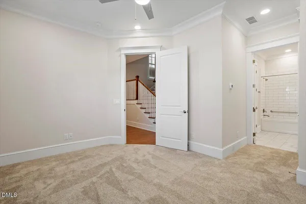 wooden floor and closet in a room