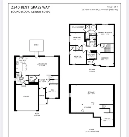 $4,440 | 2240 Bent Grass Way, Bolingbrook, IL 60490