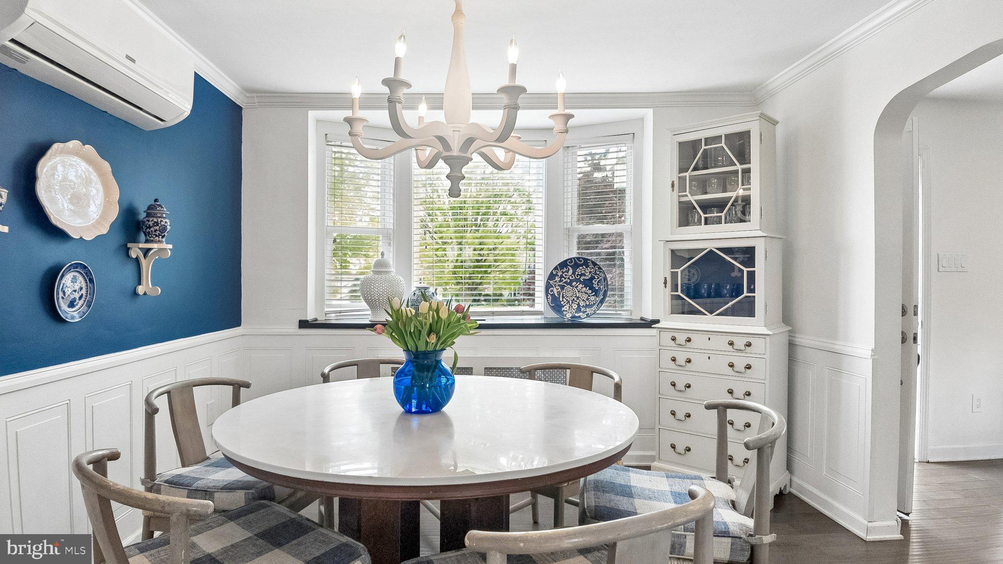 629 Willowbrook Road Havertown, PA 19083 - Photo 10 of 33 a view of a dining room with furniture wooden floor and chandelier