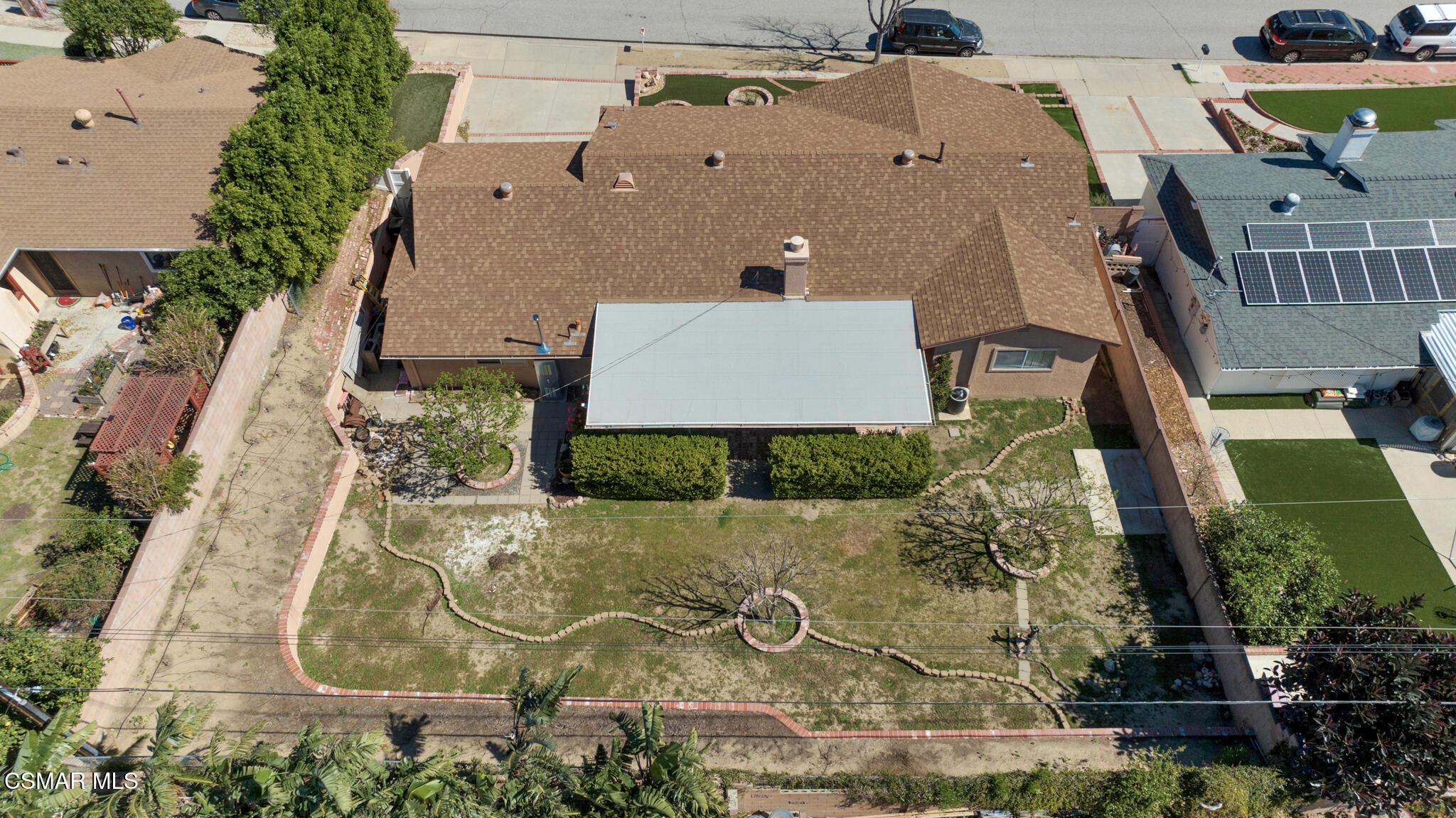 3493 Amarillo Avenue Simi Valley, CA 93063 - Photo 45 of 49 an aerial view of a house with a yard