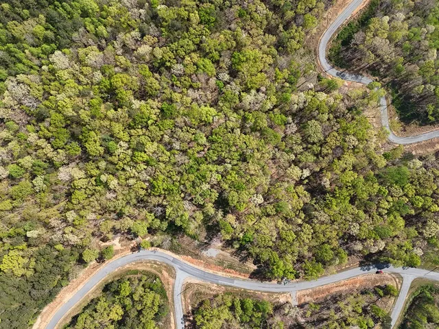 an aerial view of residential house and outdoor space