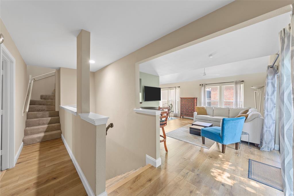 4211 Prescott Avenue, Unit 5 Dallas, TX 75219 - Photo 26 of 38 Go up the curved stairs to the Loft