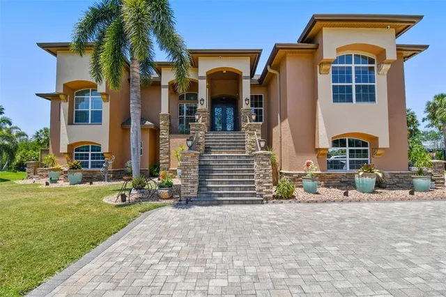 a view of a door and a front door