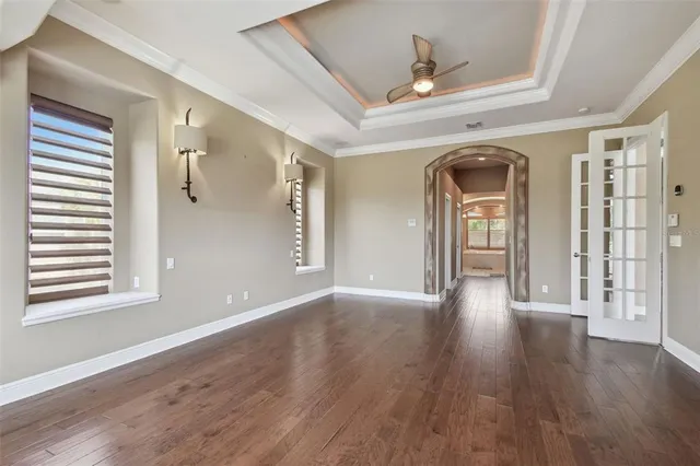 a view of a livingroom with a window