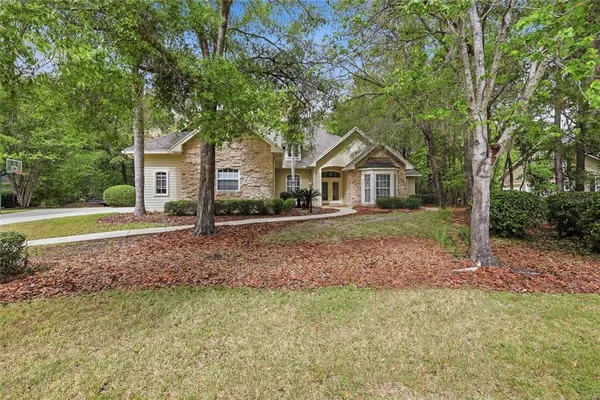 a view of gallery with wooden floor