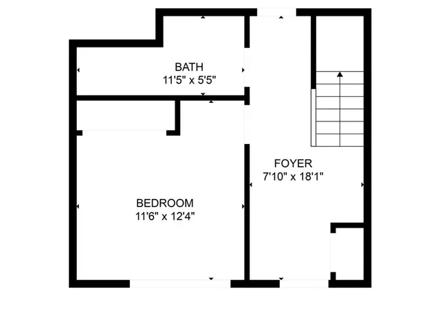 a picture of a bench in a white wall