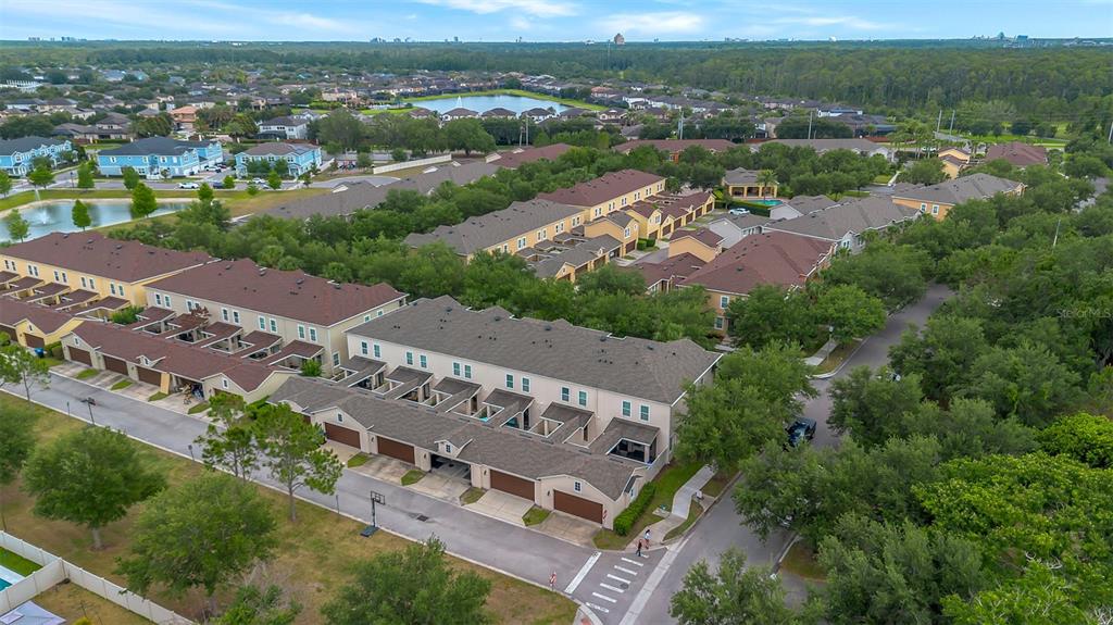 12357 Via Derna Place Windermere, FL 34786 - Photo 30 of 33 an aerial view of residential houses with outdoor space