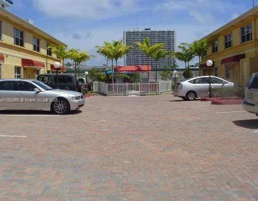 a car parked in front of a building
