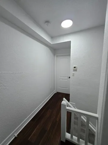 a room with a small space