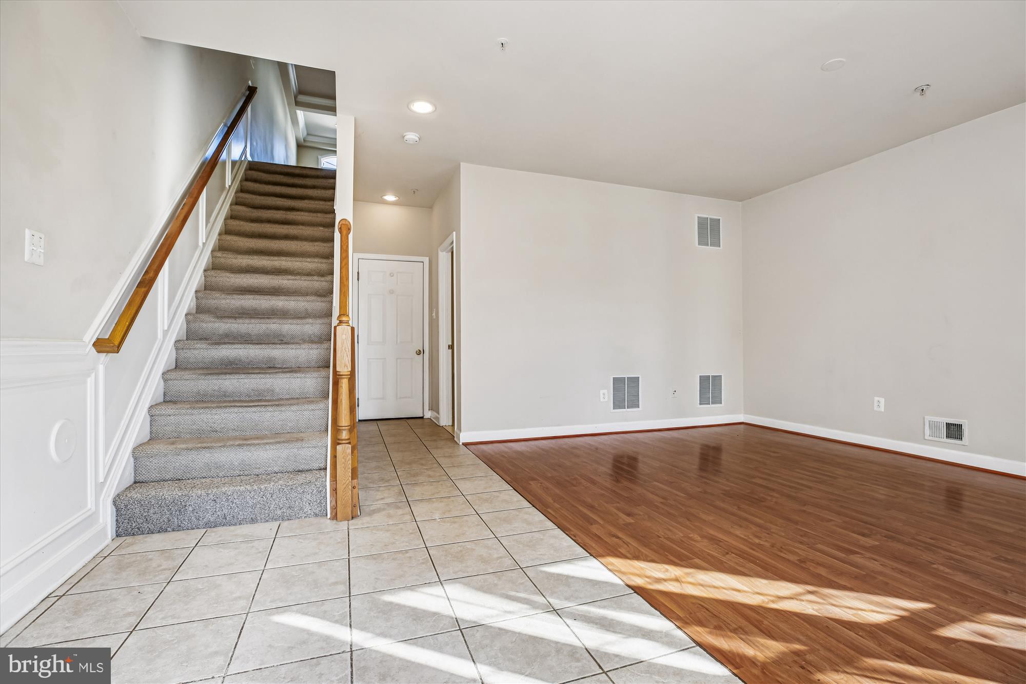 1127 Gaither Road Rockville, MD 20850 - Photo 27 of 36 a view of an empty room with stairs and ventilation