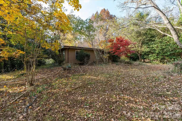 a backyard of a house