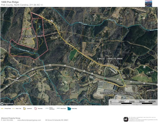 $3,195,000 | 1888 Pea Ridge Road, Mill Spring, NC 28756
