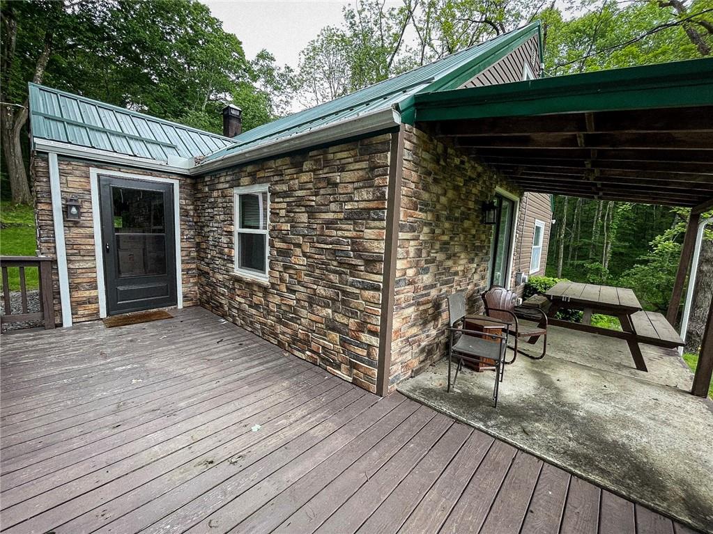 141 Minich Road Butler, PA 16001 - Photo 3 of 26 a view of outdoor space with wooden floor and outdoor seating