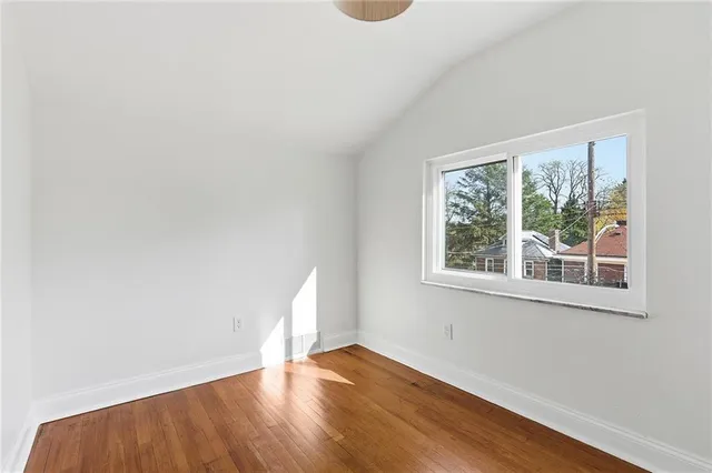 wooden floor in an empty room