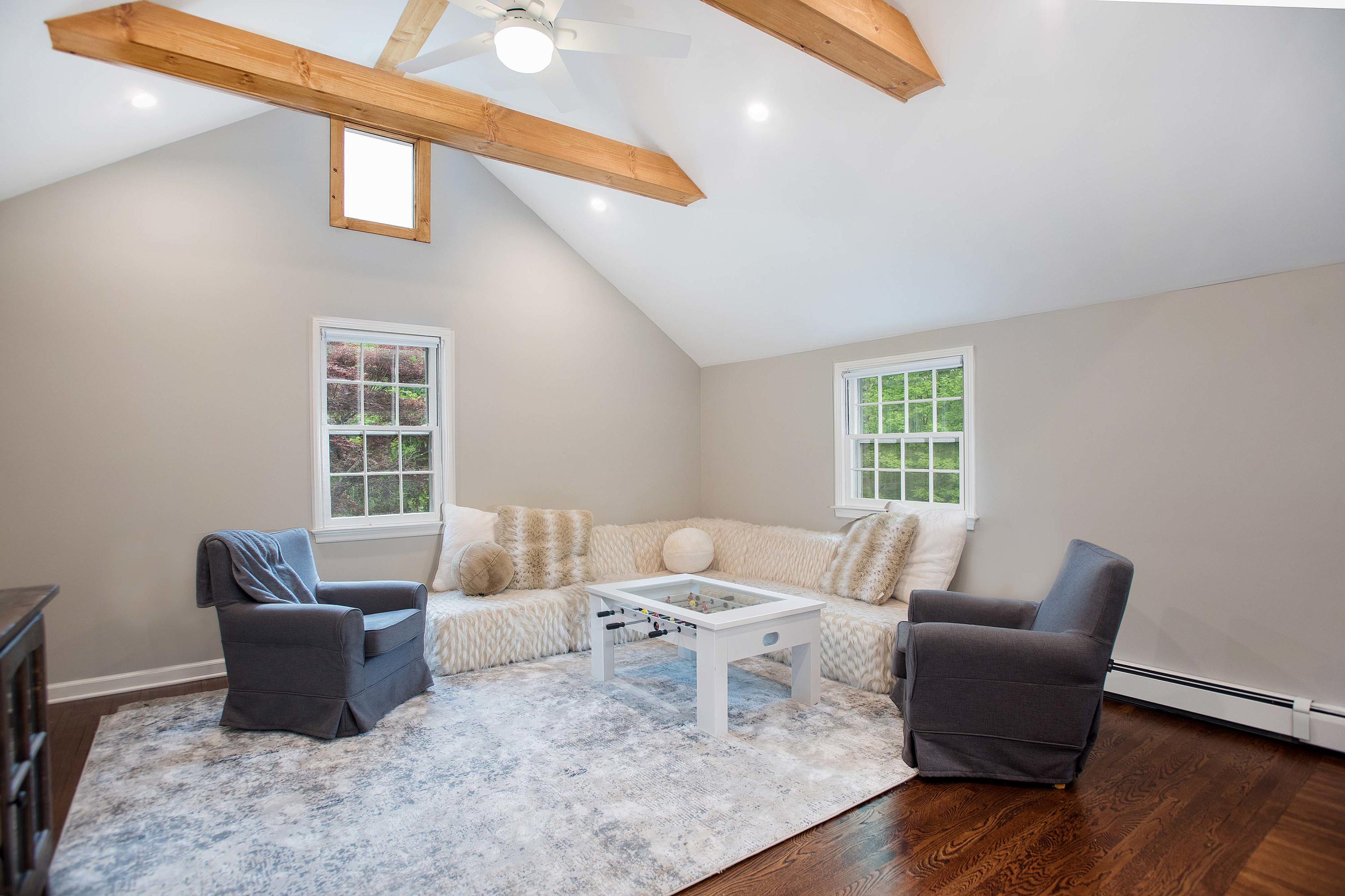 57 Laurel Road New Canaan, CT 06840 - Photo 10 of 29 Bonus Room with Cathedral Ceiling