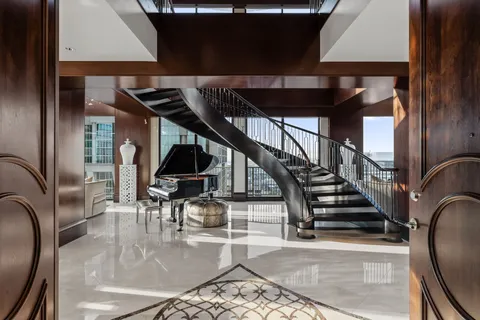 a view of entryway and hall