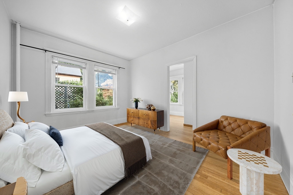 28 Verndale Street Brookline, MA 02446 - Photo 9 of 42 a bedroom with a bed and window