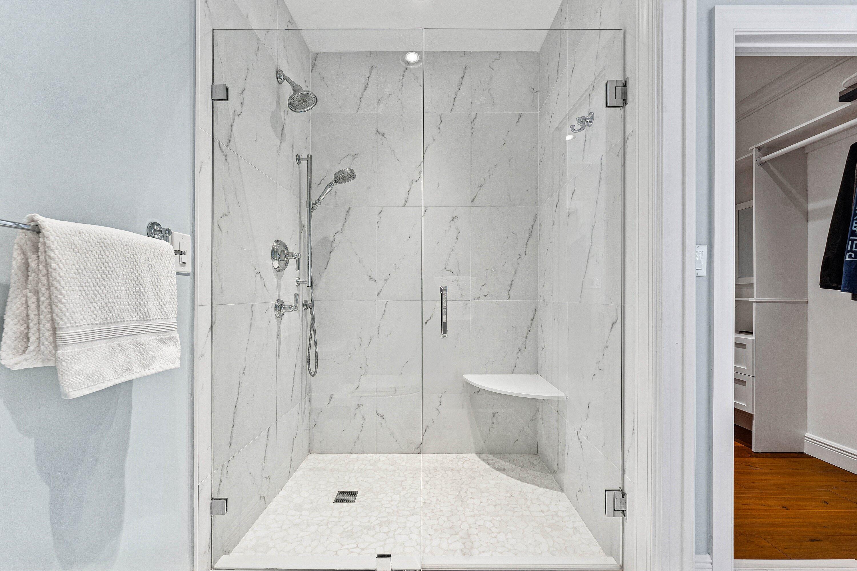 5900 Old Ocean Boulevard, Unit C4 Ocean Ridge, FL 33435 - Photo 21 of 25 a bathroom with a shower and a toilet