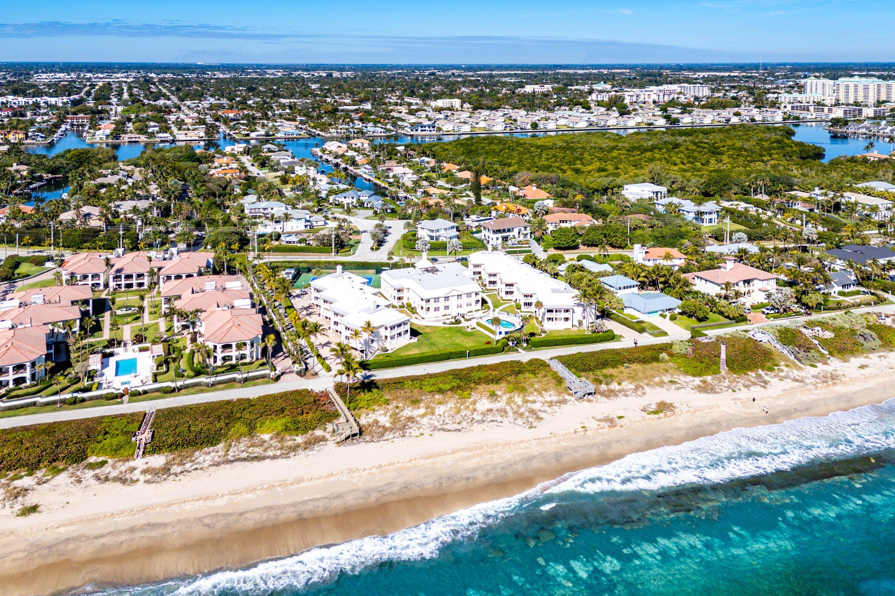 5900 Old Ocean Boulevard, Unit C4 Ocean Ridge, FL 33435 - Photo 25 of 25 an aerial view of a city
