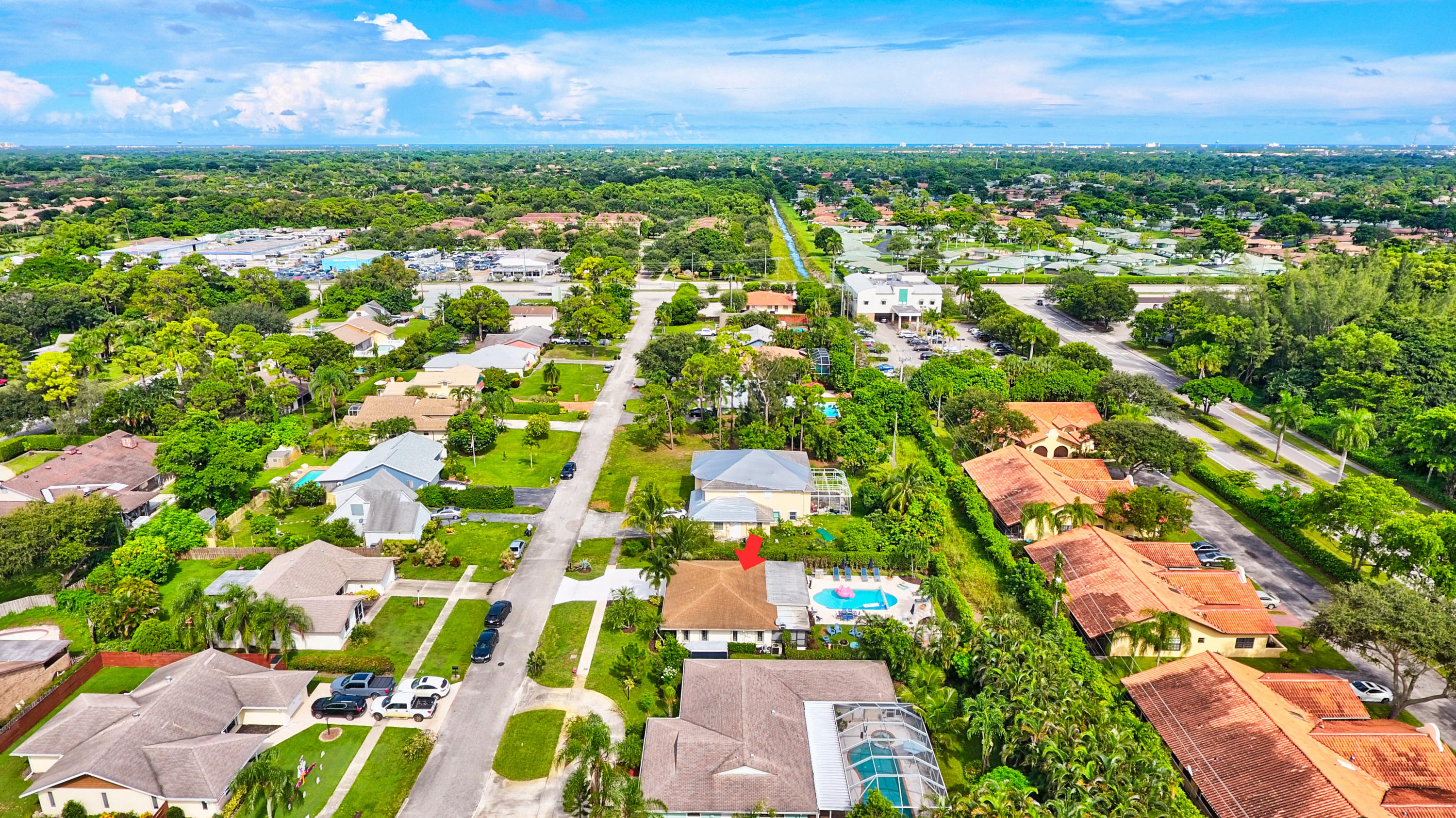 5138 Oak Hill Road Delray Beach, FL 33484 - Photo 11 of 58 Aerial