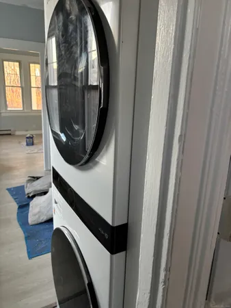 a close view of utility room