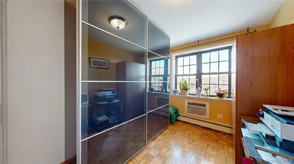 a kitchen with granite countertop a refrigerator and a stove