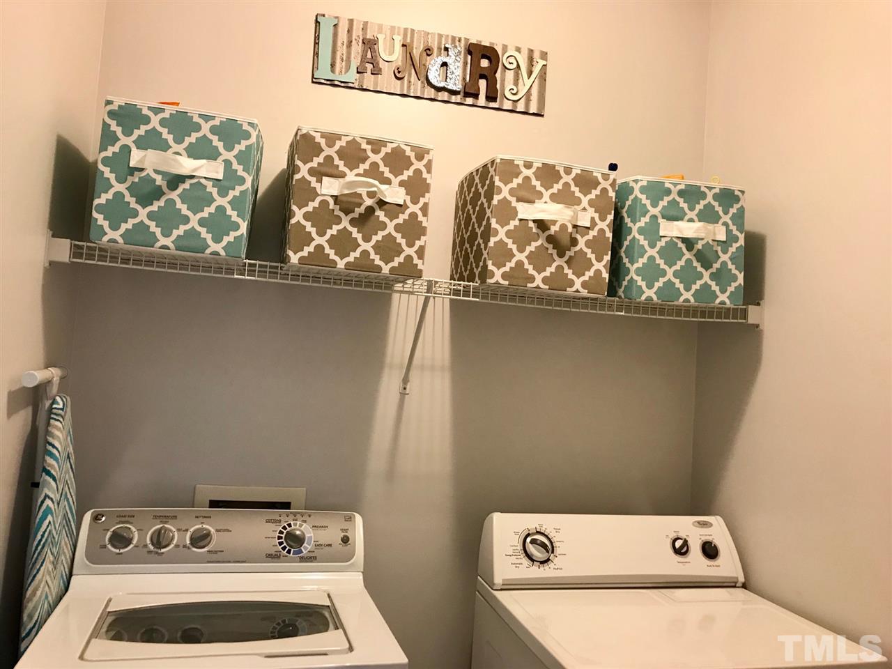 8612 Neuse Hunter Drive Raleigh, NC 27616 - Photo 12 of 23 a utility room with dryer and washer