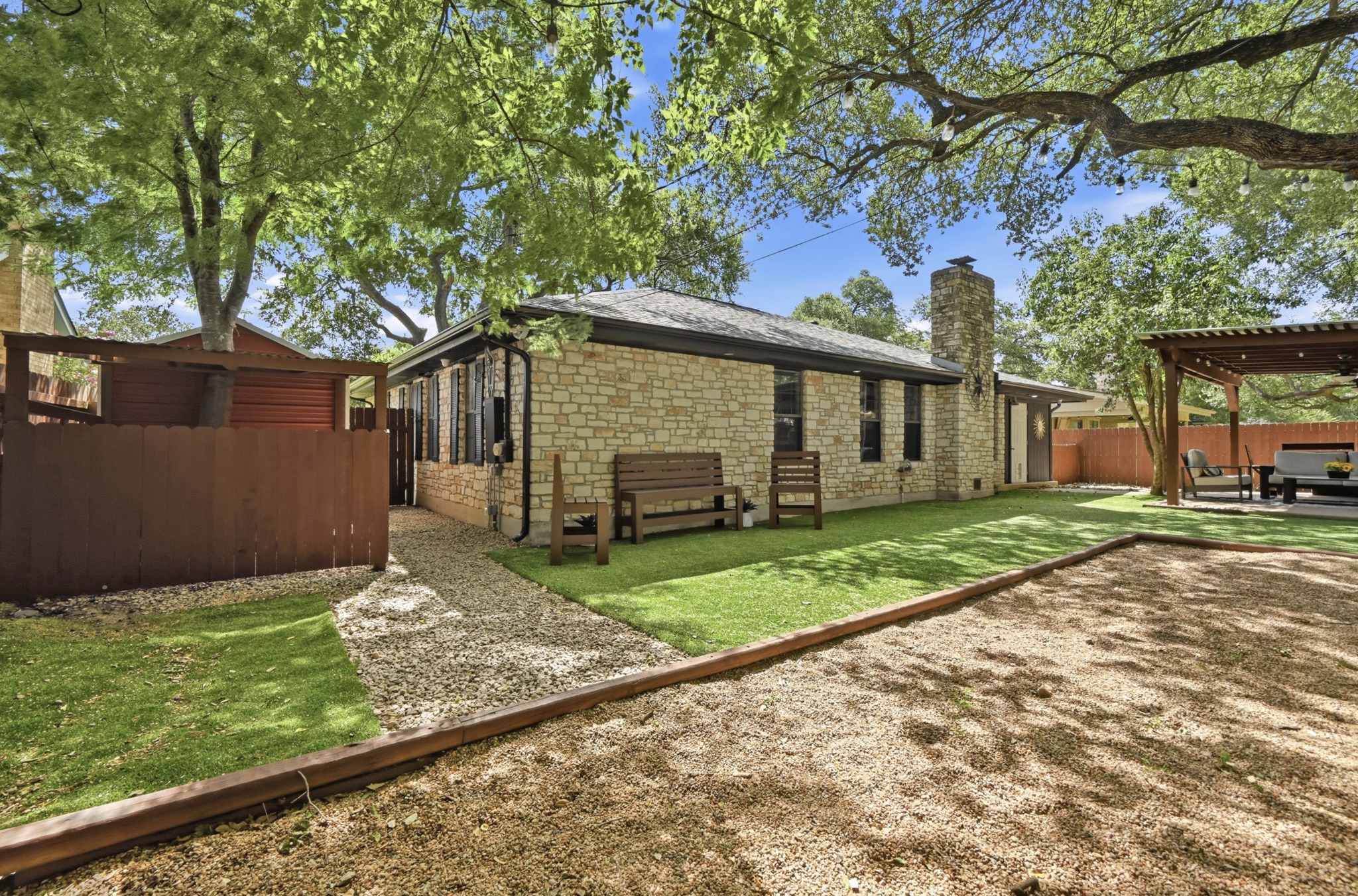 303 Pin Oak Drive Georgetown, TX 78628 - Photo 33 of 36 a view of house with backyard